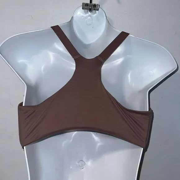 SOMA French Mauve Enbliss Front Close Racerback Bra-34DD - Picture 3 of 4